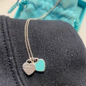 Return to Tiffany double heart necklace